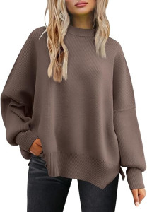 LILLUSORY Women's Oversized Batwing Sweaters 2024 Fall Outfi